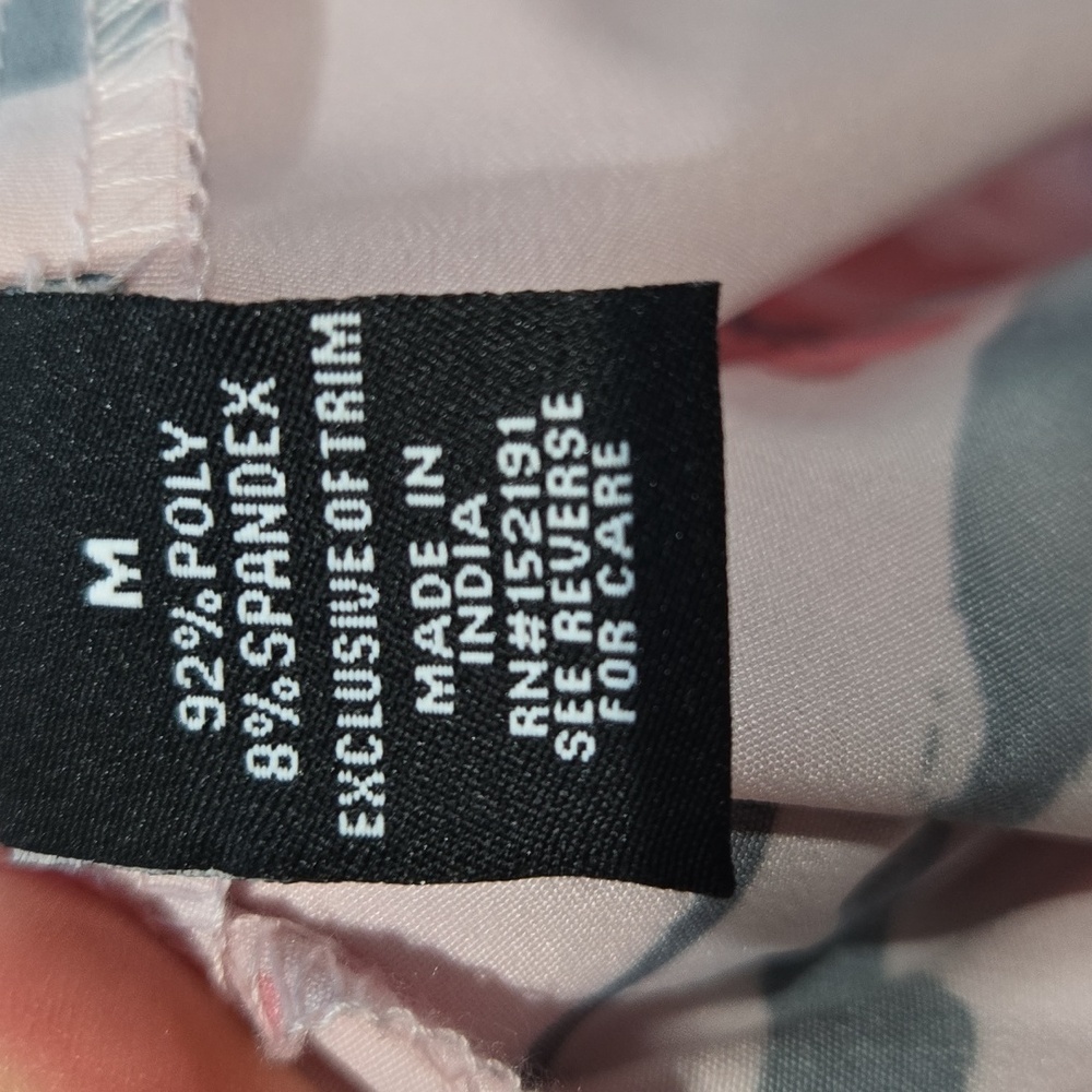 Just Attitude Cherry Blossom Print Men's Shirt Size M - Picture 5 of 6